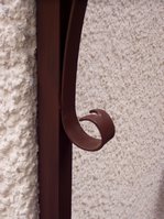 Détail pilier fer forgé